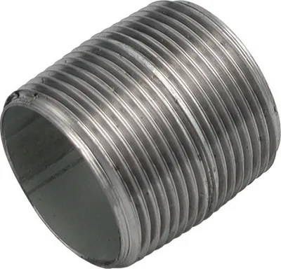 Produktbild von Rohrdoppelnippel 1 1/4 Zoll x 40 mm DN32 Rohrnippel verzinkt