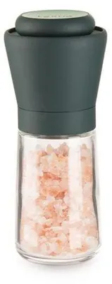 Zdjęcie produktu dla Lékué 887222, Młynek do soli i pieprzu, Szary, Przezroczysty, Szkło, 62 mm, 62 mm, 152 mm