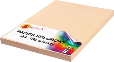 Produktbild von Farbpapier A4 120g creme2 100 Blatt