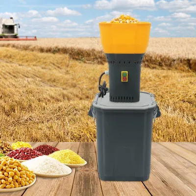 Produktbild von Elektrische Getreidemühlen – 1300 Watt – 55 Liter Fassungsvermögen – orange – für Getreide und Kräuter