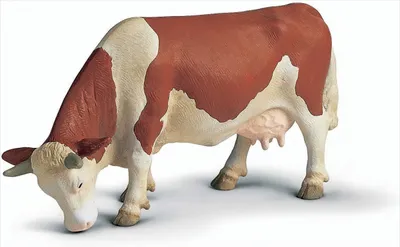Produktbild von Schleich 13133 - Fleckvieh-Kuh, grasend