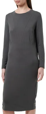 Produktbild von DreiMaster Vintage Damen Midikleid 37217675, Dunkelgrau, S