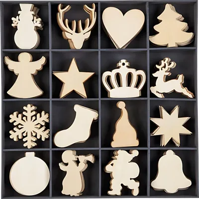 Produktbild von KNORR PRANDELL Holzornamentbox Weihnachten 32 x 32 x 4 cm Sperrholz
