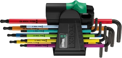 Immagine prodotto di Wera 967/9 TX BO - Set di chiavi a Esagono - 9 pezzi - con supporto