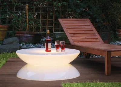 Produktbild von Moree Lounge Outdoor Tisch Dekolampe Außen Halbrund