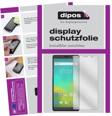 Produktbild von 6x Schutzfolie für BlackBerry Evolve klar Displayschutzfolie Display Schutz