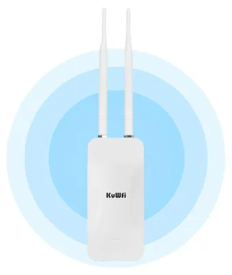 Produktbild von Outdoor WLAN Access Point, AC1200 Dualband Wireless WiFi Access Point, wetterfester 1200Mbit/s WLAN Verstärker Repeater unterstützt Solarenergie&POE-Versorgung, Repeater/AP/Router Modi,100Mbps WAN/LAN
