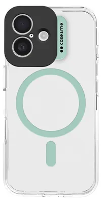 Produktbild von case&me MagColor Case – transparente Hülle, kompatibel mit MagSafe-Aufladung für iPhone 16