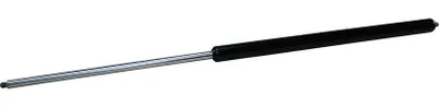 Gasdruckfeder Hahn Zylinder mit 2-Komponenten-Lack tiefschwarz RAL 9005 648 mm 1000 N
