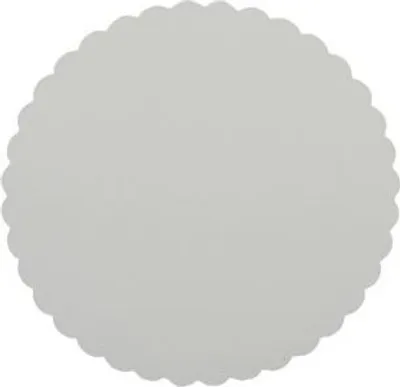 Produktbild von 500 tradingbay24 Tortenunterlagen, Pappe [rc] rund Ø 22 cm weiss tbU95362 Tortenplatten Cakeboard