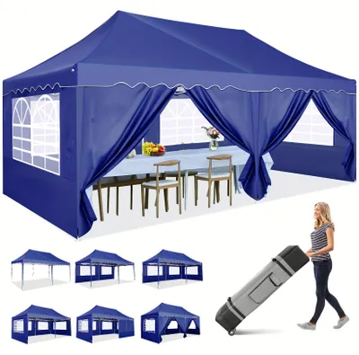 Imagen del producto de Tienda de campaña pop-up - Tienda para jardín - Tienda para mercados - Cubierta - Tienda de sombra - 3x6 metros