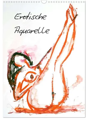Produktbild von Erotische Aquarelle (Wandkalender 2025 DIN A3 hoch), CALVENDO Monatskalender