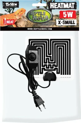 Obrázek produktu pro Reptile Nova HEATMAT-R100 XS - 5W nastavitelná vyhřívací podložka 15x14cm