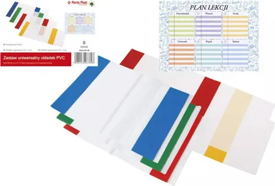 Immagine prodotto di Confezione di copertine universali in PVC + orario