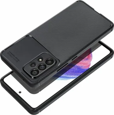 Obrázek produktu pro Silikonové pouzdro Bumper Carbon kompatibilní s pouzdrem SAMSUNG GALAXY S24 TPU Soft Mobile Phone Case Cover Protective Cover Black