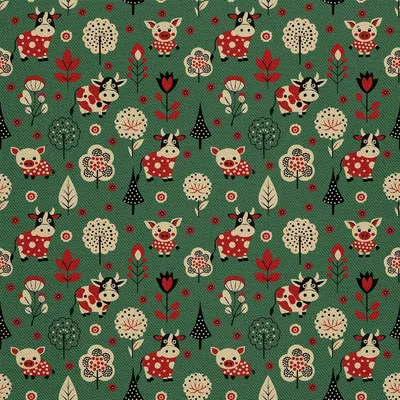 Produktbild von OUTDOOR DEKOSTOFFE OXFORD - Motiv Weihnachtsferien | DX1908