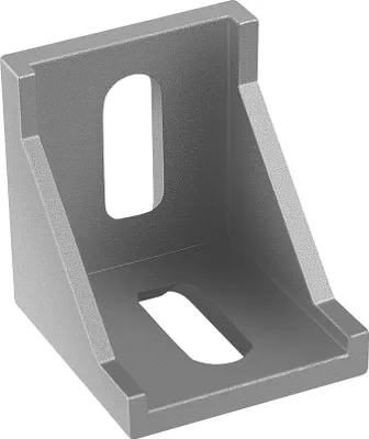 Produktbild von Befestigungswinkel, Winkelverbinder, Eck-Winkel für 20x20, 30x30, 40x40 Konstruktionsprofile- Montageprofile (24, 40x40 Nut 8)