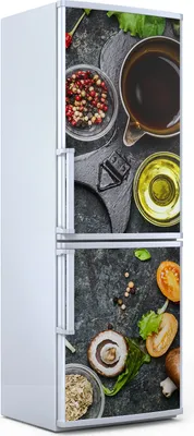Produktbild von Magnete Dekorative - 70 cm x 190 cm - Küche - Magnetmatte Kühlschrankmagnete - Gewürze Gemüse
