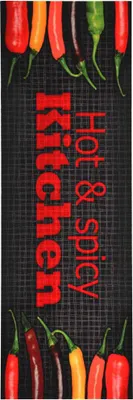 Obrázok produktu pre vidaXL Kuchynský koberec umývateľný Hot & Spicy 60x300 cm