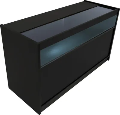 Immagine prodotto di B1500: Banco espositore a LED – Nero