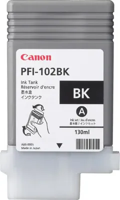 Produktbild von Canon PFI-102 BK  schwarz Druckerpatrone