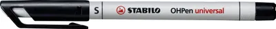 Produktbild von Folienstift - STABILO OHPen universal - wasserlöslich superfein - 10er Pack - schwarz