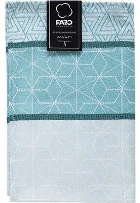 Produktbild von Küchentuch Geschirrtuch Jacquard 100% Baumwolle Carino 40x60 01 Grün Weiss