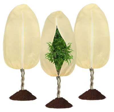 Productafbeelding van Set van 3 Winterschuthoezen voor Planten - 80 x 100 cm, Ademend en Waterdoorlatend