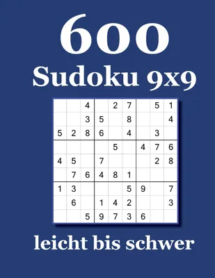 Produktbild von 600 Sudoku 9x9 leicht bis schwer