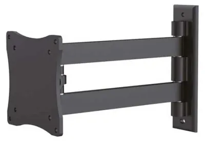 Produktbild von Neomounts FPMA-W820BLACK Monitor-/TV-Wandhalterung 10-27" - volle Bewegung, 75 x 75 mm, 100 x 100 mm, 0 - 90°, 0 - 180°, Aluminium, Schwarz