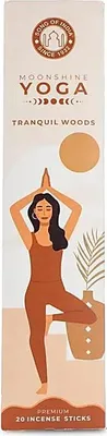 Zdjęcie produktu dla Kadzidełka Moonshine Yoga Tranquil Woods - opakowanie 12 szt. - 22 G