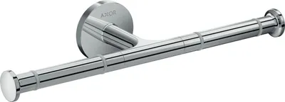 Produktbild von Hansgrohe Toilettenpapierhalter doppelt Axor Universal Circular chrom, 42857000