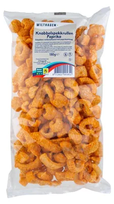 Produktbild von Wilthagen Knabbelspel Paprika 150g – Knusprige Paprika-Snacks zum Teilen