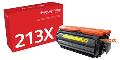 Produktbild von Everyday™ Gelb Tonermodul von kompatibel mit HP 213X (W2132X), Hohe Kapazität, 6000 Seiten, Gelb