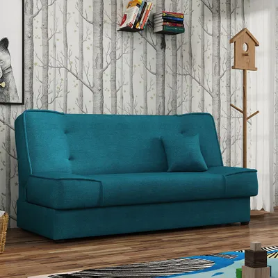 Produktbild von MIRJAN24 Schlafsofa Gabi mit Bettkasten, 3 Sitzer Sofa, Couch mit Schlaffunktion, Stilvoll Bettsofa, Wohnzimmer Polstersofa (Enjoy 17)
