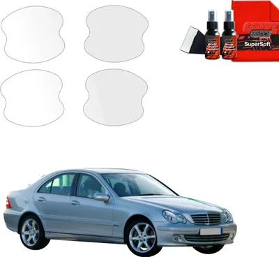 Obrázek produktu pro ochranná fólie 4v1 Grizz Protector pro prohlubně klik dveří - Mercedes Benz Třída C W203 Sedan (2000-2007)