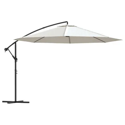 Zdjęcie produktu dla Parasol na wysięgniku 3,5 m, piaskowy