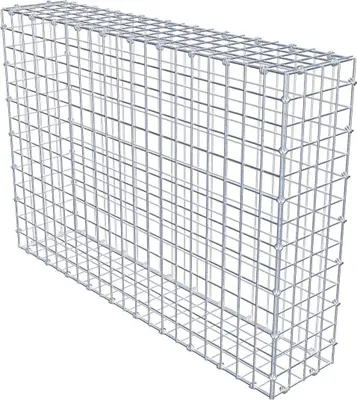 Obrázek produktu pro Gabion 100 cm x 70 cm x 20 cm (D x V x H), velikost ok 5 x 5 cm, spirálový prstenec