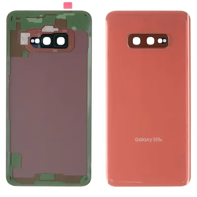 Produktbild von Samsung Galaxy S10e (SM-G970F) Backcover + Kameraglas + Kleber (Orange), Orange