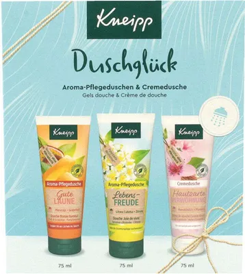 Produktbild von Kneipp Duschglück Geschenkset Aroma-Pflegedusche & Cremedusche, 225 ml Duschgel