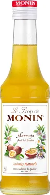 Zdjęcie produktu dla Syrop Monin o smaku marakui – intensywniejszy i bardziej kwaśny smak, 250 ml