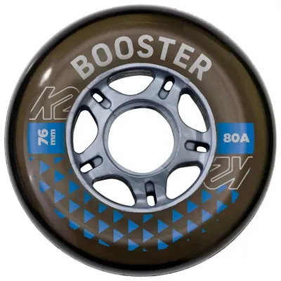 Produktbild von K2 Skates BOOSTER 76MM 80A 4-WHEEL PACK Rollen Unisex schwarz Größe: 1SIZ