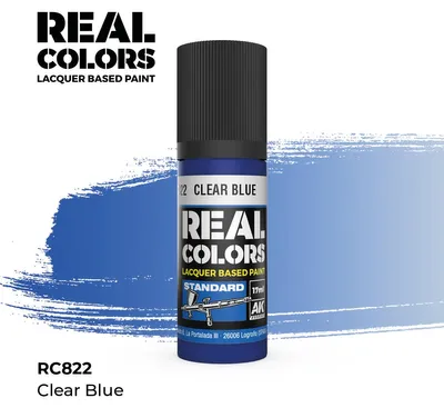 Obrázek produktu pro AK Interactive REAL COLORS Čirá modrá 17 ml.