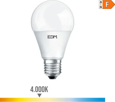 Image de Ampoule Led E27 7w Edm éclairage Led Lumière Du Jour E27 économique - Edm