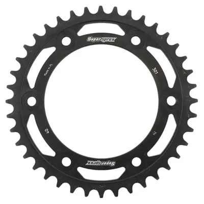 Produktbild von Stahl-Kettenrad Supersprox 520 - 40Z (schwarz) RFE-301:40-BLK|ID 125,0 LK 153,0 6-Loch