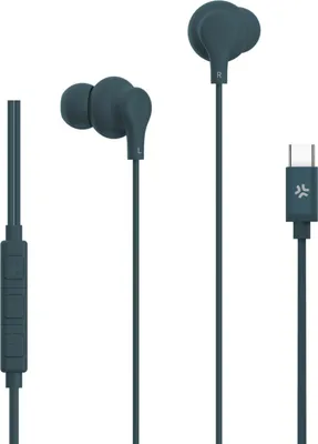 Image de Celly UP1600TYPECBL écouteur/casque Avec fil Ecouteurs Appels/Musique USB Type-C Bleu