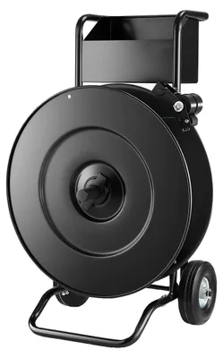 Produktbild von Robuste Wagen, Schwerlastrahmen, Sanfte Bedienung, Schwarz, Schwarz