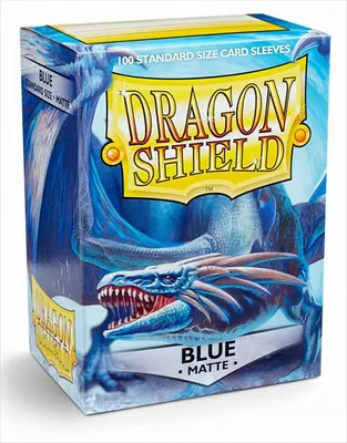 Immagine prodotto di Maniche standard Dragon Shield - Blu opaco (100 maniche)