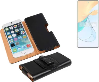 Produktbild von K-S-Trade Schützhülle Handyhülle kompatibel mit ZTE Blade V50 5G Holster Gürtel Tasche Schutzhülle Handy-Tasche Smartphone Case Seitentasche