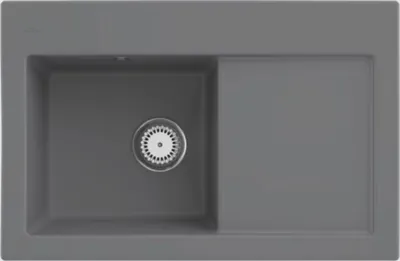 Produktbild von Villeroy & Boch Keramikspüle 677201SL, Subway 45 Einbauspüle - inkl.